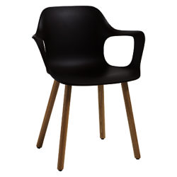 Vitra HAL Armchair Chocolate / Light Oak